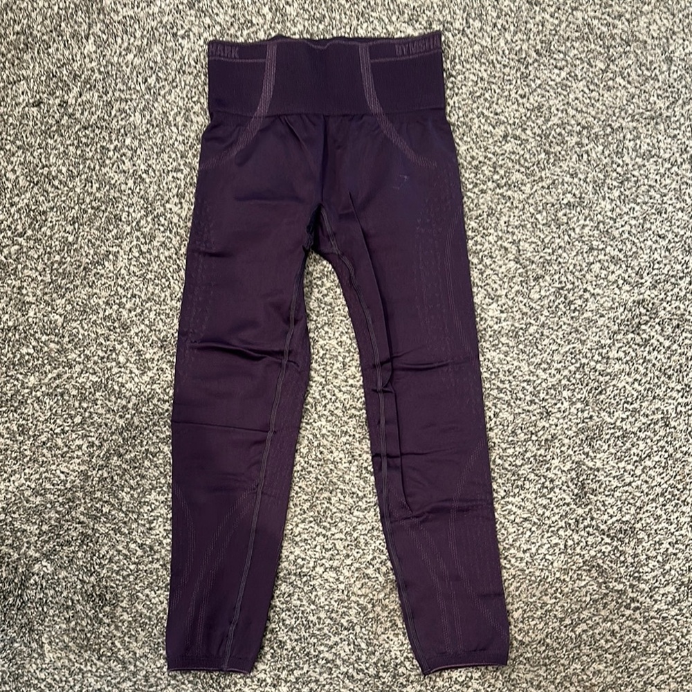 Gymshark Purple Leggings High Waist Stretch